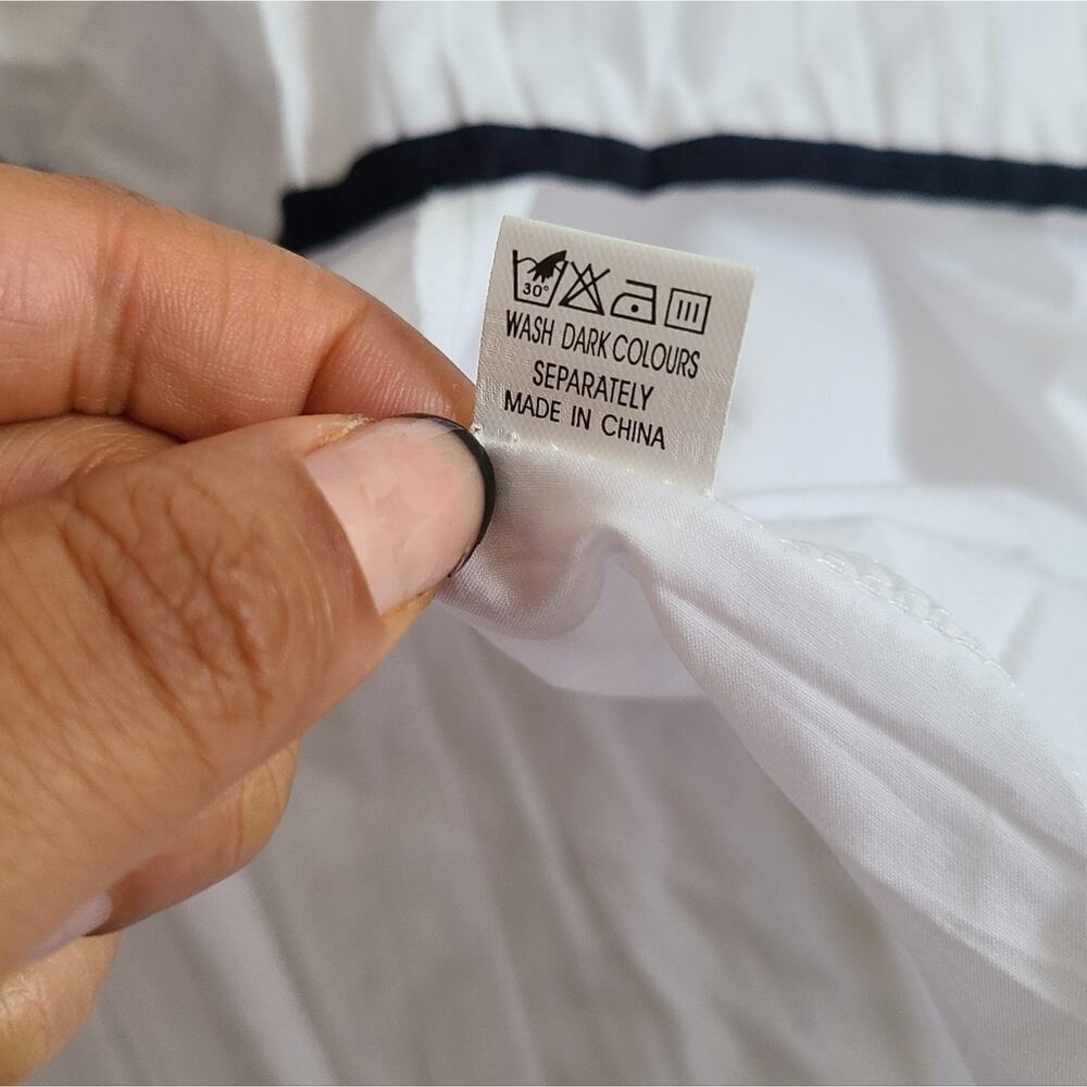 Mizumi Retro Cottage Style White Ruffled Blouse NWT SZ M - Picture 10 of 12